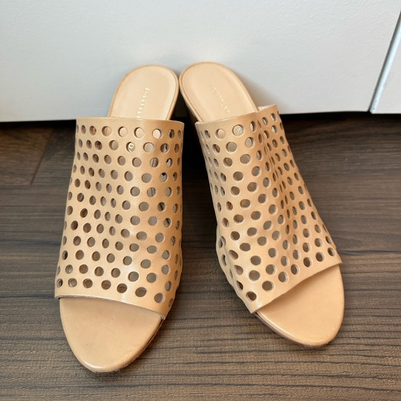 Loeffler Randall Shea Perforated Mule Slide Buff (Size 7) - Picture 3 of 13